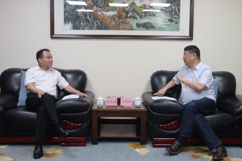 李天滿會見四川大學全球創(chuàng)聯(lián)常務副會長、四川會長呂藺強一行